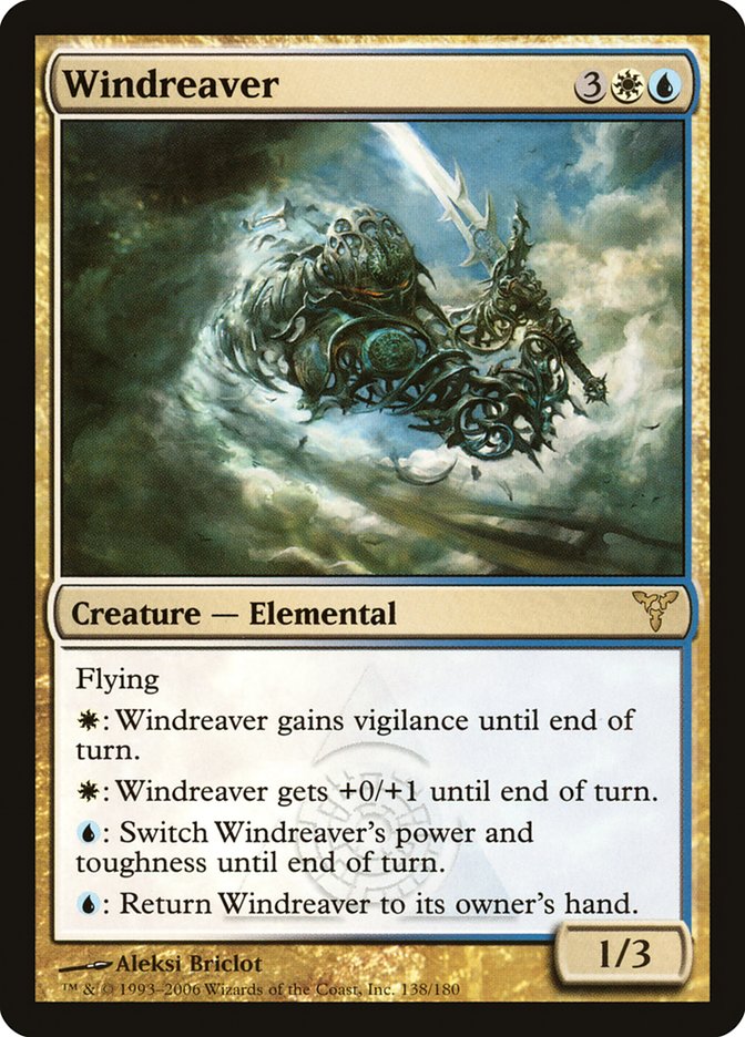 Carte magic Windreaver édition Discorde en Anglais